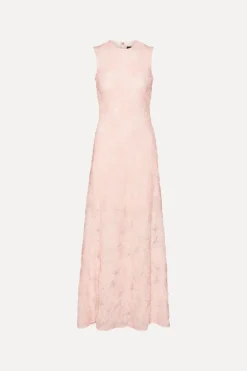 Mesh Maxi Dress Light Pink