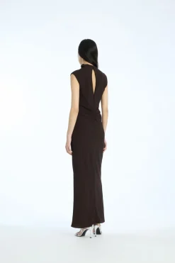 Mididress W. Gatherings Dark Brown