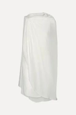 Mini Cape Dress White