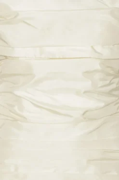 Off Shoulder Mini Dress Creme White