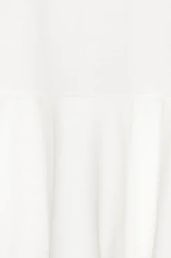 Peplum T-shirt Bright White