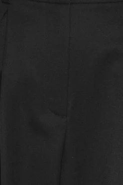 Pleated Tailored Pants Black