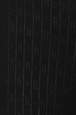 Pointelle Leggings Black