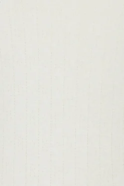 POINTELLE LONGSLEEVE TOP WHITE