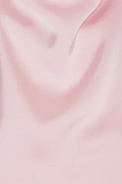 Satin Halterneck Dress Pink