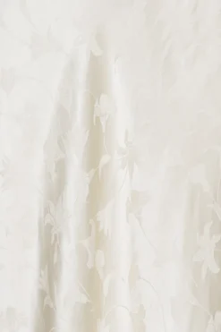 Satin Midi Dress White