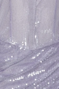 Sequin Mini Dress Purple