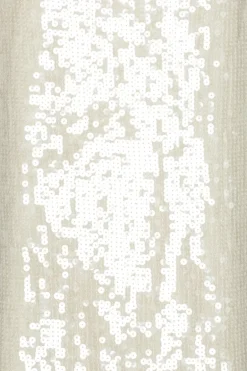 Sequin Mini Dress White