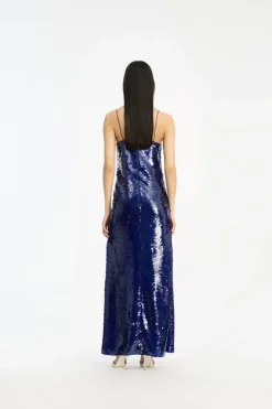 Sequins Max Dress Dark Blue