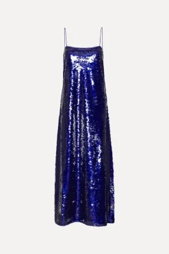 Sequins Max Dress Dark Blue