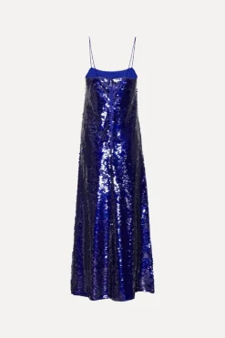 Sequins Max Dress Dark Blue