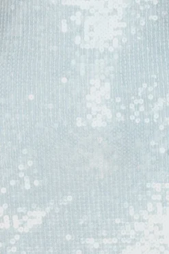 Sequins Mini Dress Light Blue