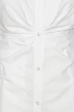 Shirt Dress W/ Twist Bright White