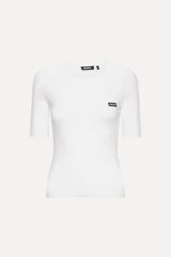Short Sleeve T-shirt White Logo