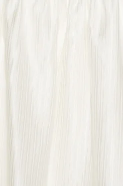Striped Slip Top Bright White