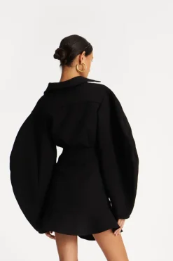 Suiting Fitted Shirt Black