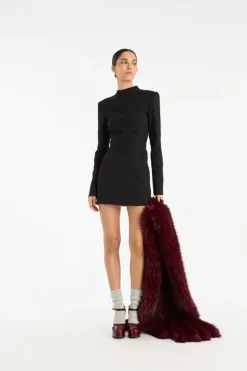 Suiting Ls Mini Dress Black
