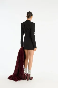 Suiting Ls Mini Dress Black
