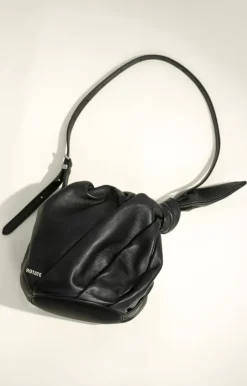 The Bon Bon Bag Black Leather