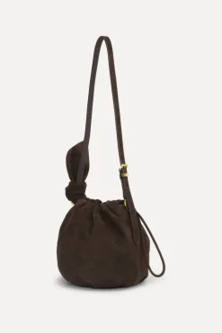 The Bon Bon Bag Brown Suede