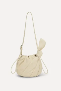 The Bon Bon Bag Cream Suede