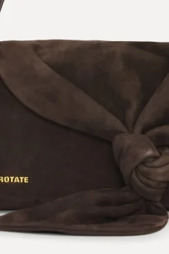 The Drape Bag Brown Suede