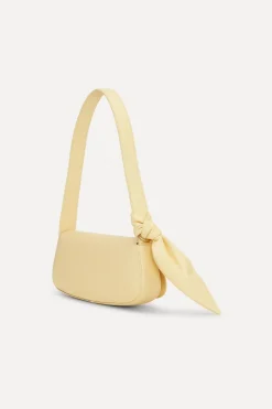 The Scarf Bag Yellow Leather