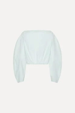 Tie Strap Ls Top Light Blue