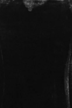 Velvet Maxi Train Dress Black