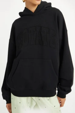 Washed Heavy Sweat Hoodie Black