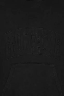 Washed Heavy Sweat Hoodie Black